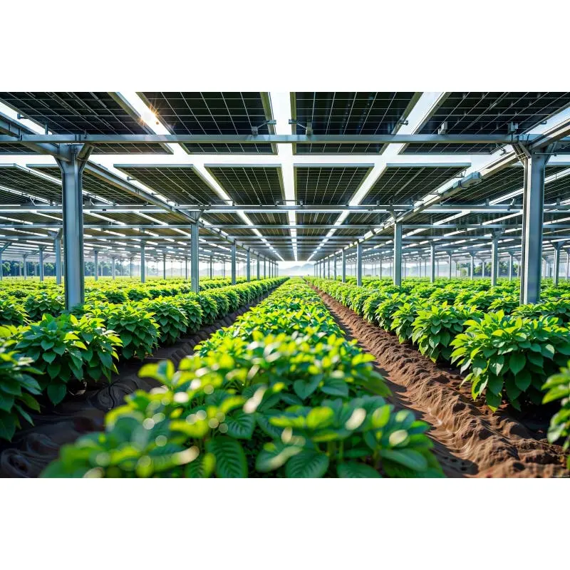 Córas Cheaptha Teasa Gréine Agrivoltaic