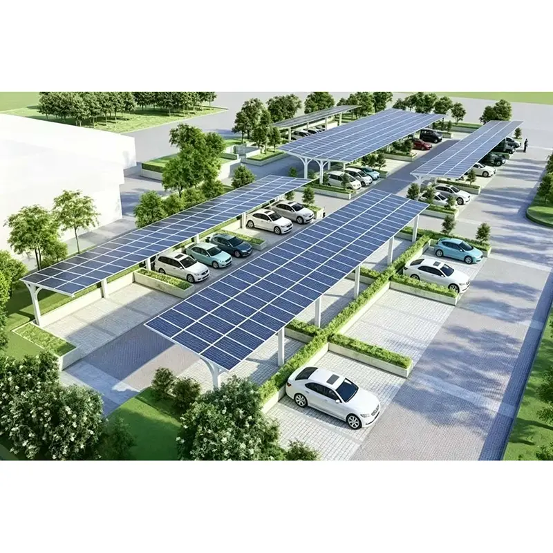 Córas Carport Gréine Feadáin Chearnóg
